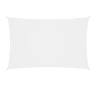 vidaXL Voile de parasol en tissu Oxford rectangulaire 2 x 5 m Blanc