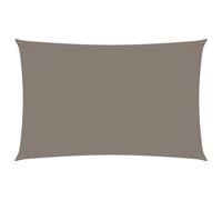 Vidaxl Voile De Parasol Tissu Oxford Rectangulaire 2x5 M Taupe