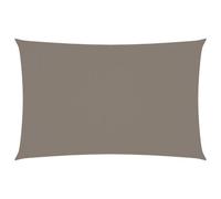 Vidaxl Voile De Parasol Tissu Oxford Rectangulaire 2x5 M Taupe