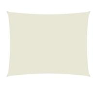vidaXL Voile de Parasol Tissu Oxford rectangulaire 3,5x4,5 m crème