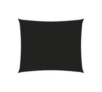 vidaXL Voile de parasol tissu oxford rectangulaire 3,5x4,5 m noir