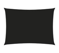 Vidaxl Voile De Parasol Tissu Oxford Rectangulaire 3,5x5 M Noir Noir