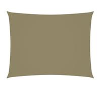 vidaXL Voile de parasol Tissu Oxford rectangulaire 3x4,5 m Beige