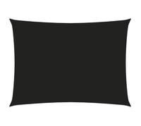vidaXL Voile de parasol Tissu Oxford rectangulaire 3x4,5 m Noir