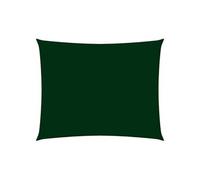 vidaXL Voile de parasol tissu oxford rectangulaire 3x4,5 m vert foncé
