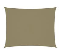 vidaXL Voile de parasol tissu oxford rectangulaire 3x4 m beige 135155