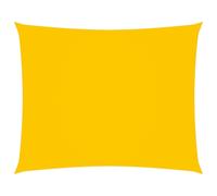 Vidaxl Voile De Parasol Tissu Oxford Rectangulaire 3x4 M Jaune Jaune