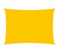 Vidaxl Voile De Parasol Tissu Oxford Rectangulaire 3x5 M Jaune Jaune