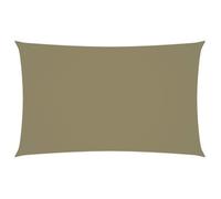 vidaXL Voile de parasol tissu oxford rectangulaire 3x6 m beige 135158