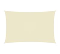 Vidaxl Voile De Parasol Tissu Oxford Rectangulaire 3x6 M Crème
