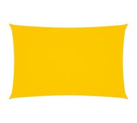 Vidaxl Voile De Parasol Tissu Oxford Rectangulaire 3x6 M Jaune Jaune