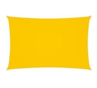 vidaXL Voile de parasol Tissu Oxford rectangulaire 3x6 m Jaune Jaune G