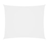 vidaXL Voile de parasol tissu oxford rectangulaire 4x5 m blanc 135271