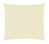 vidaXL Voile de parasol tissu oxford rectangulaire 4x5 m crème Crème