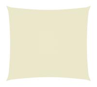 Voile de parasol tissu oxford rectangulaire 4x5 m crème