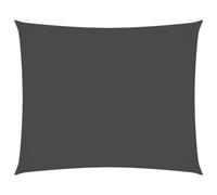 vidaXL Voile d'ombrage Tissu Oxford rectangulaire 4x6m Anthracite taud parasol