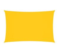 vidaXL Voile de Parasol Tissu Oxford rectangulaire 4x7 m Jaune