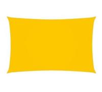 vidaXL Voile de parasol Tissu Oxford rectangulaire 4x7 m Jaune Jaune G