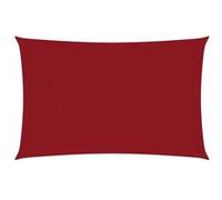 Voile de parasol Tissu Oxford rectangulaire 4x7 m Rouge