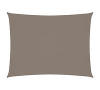 Vidaxl Voile De Parasol Tissu Oxford Rectangulaire 5x6 M Taupe