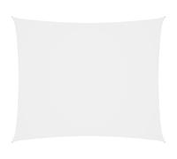 Vidaxl Voile De Parasol Tissu Oxford Rectangulaire 5x7 M Blanc Blanc