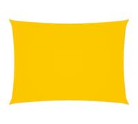 Vidaxl Voile De Parasol Tissu Oxford Rectangulaire 5x7 M Jaune Jaune