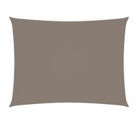 Vidaxl Voile De Parasol Tissu Oxford Rectangulaire 5x7 M Taupe