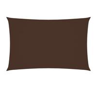 Vidaxl Voile De Parasol Tissu Oxford Rectangulaire 5x8 M Marron Marron