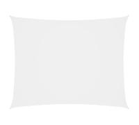 vidaXL Zonnescherm rechthoekig 6x7 m oxford stof wit135277 Blanc G