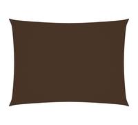 Vidaxl Voile De Parasol Tissu Oxford Rectangulaire 6x7 M Marron Marron