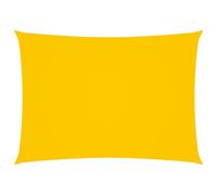 Vidaxl Voile De Parasol Tissu Oxford Rectangulaire 6x8 M Jaune Jaune
