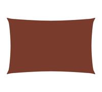 Vidaxl Voile De Parasol Tissu Oxford Rectangulaire 6x8 M Terre Cuite Orange