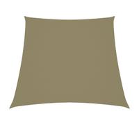 Vidaxl Voile De Parasol Tissu Oxford Trapèze 2/4x3 M Beige Beige