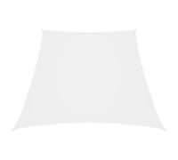 vidaXL Zonnezeil trapezium 2/4x3 m oxford stof wit135296 Blanc G