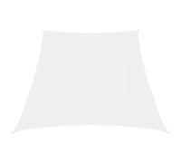 Vidaxl Voile De Parasol Tissu Oxford Trapèze 3/5x4 M Blanc