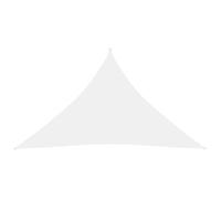 vidaXL Voile de parasol Tissu Oxford triangulaire 2,5x2,5x3,5 m Blanc