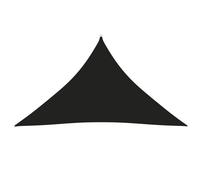 Vidaxl Voile De Parasol Tissu Oxford Triangulaire 2,5x2,5x3,5 M Noir Noir