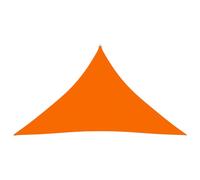 Vidaxl Voile De Parasol Tissu Oxford Triangulaire 2,5x2,5x3,5 M Orange Orange