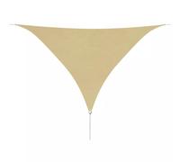 Vidaxl Voile De Parasol Tissu Oxford Triangulaire 3,6x3,6x3,6 M Beige Beige