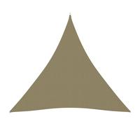 Vidaxl Voile De Parasol Tissu Oxford Triangulaire 3x3x3 M Beige Beige