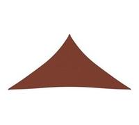 vidaXL Voile de parasol Tissu Oxford triangulaire 3x3x3 m Terre cuite G