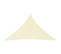 vidaXL Voile de parasol Tissu Oxford triangulaire 3x3x4,24 m Crème