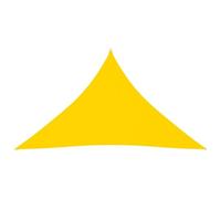 Vidaxl Voile De Parasol Tissu Oxford Triangulaire 3x3x4,24 M Jaune Jaune