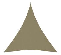 Vidaxl Voile De Parasol Tissu Oxford Triangulaire 3x4x4 M Beige Beige