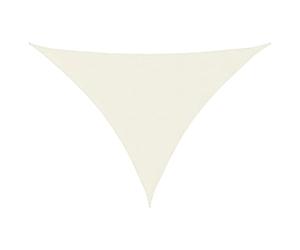 vidaXL Voile de Parasol Tissu Oxford Triangulaire 3x4x4 m crème