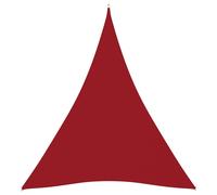 Vidaxl Voile De Parasol Tissu Oxford Triangulaire 3x4x4 M Rouge Rouge