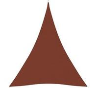 vidaXL Voile de parasol tissu oxford triangulaire 3x4x4 m terre cuite G
