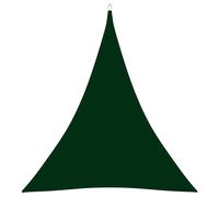 Vidaxl Voile De Parasol Tissu Oxford Triangulaire 3x4x4 M Vert Foncé Vert