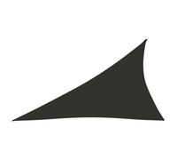 vidaXL Voile d'ombrage triangulaire Tissu Oxford 3x4x5 m Anthracite