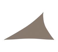 Vidaxl Voile De Parasol Tissu Oxford Triangulaire 3x4x5 M Taupe
